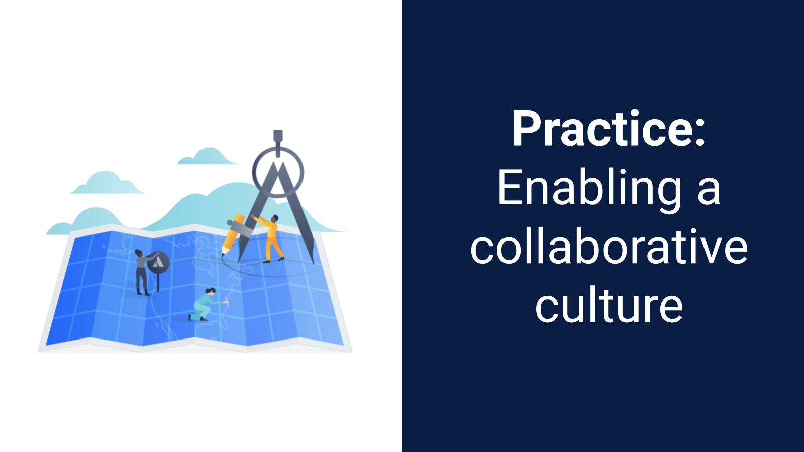Cover slide of Practice: Enabling a collaborative culture